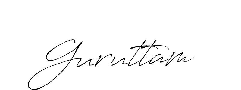 Antro_Vectra is a professional signature style that is perfect for those who want to add a touch of class to their signature. It is also a great choice for those who want to make their signature more unique. Get Guruttam name to fancy signature for free. Guruttam signature style 6 images and pictures png