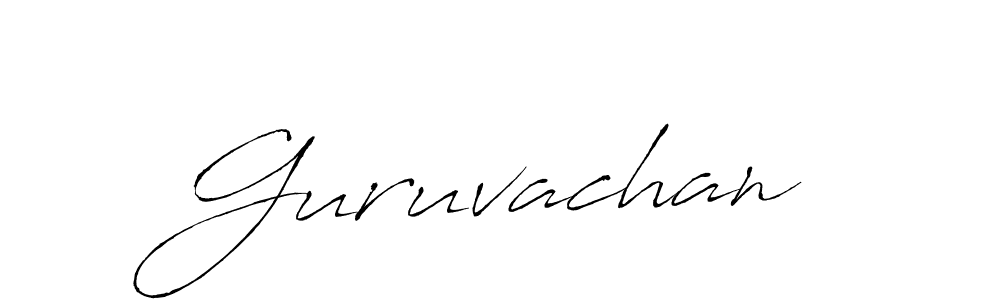 How to make Guruvachan signature? Antro_Vectra is a professional autograph style. Create handwritten signature for Guruvachan name. Guruvachan signature style 6 images and pictures png