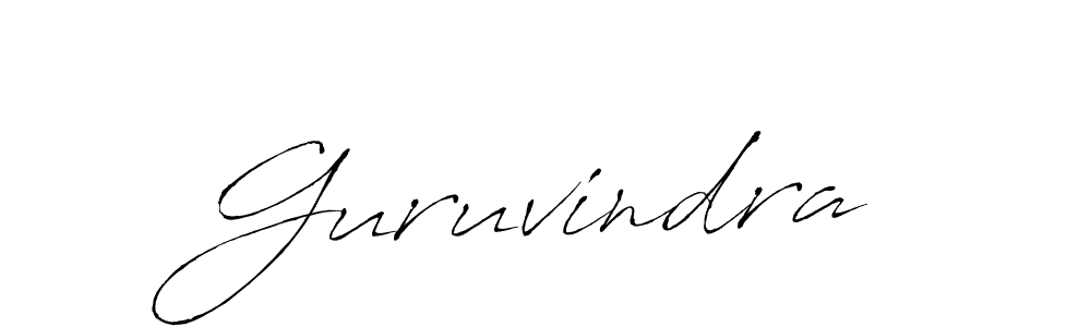 How to make Guruvindra name signature. Use Antro_Vectra style for creating short signs online. This is the latest handwritten sign. Guruvindra signature style 6 images and pictures png