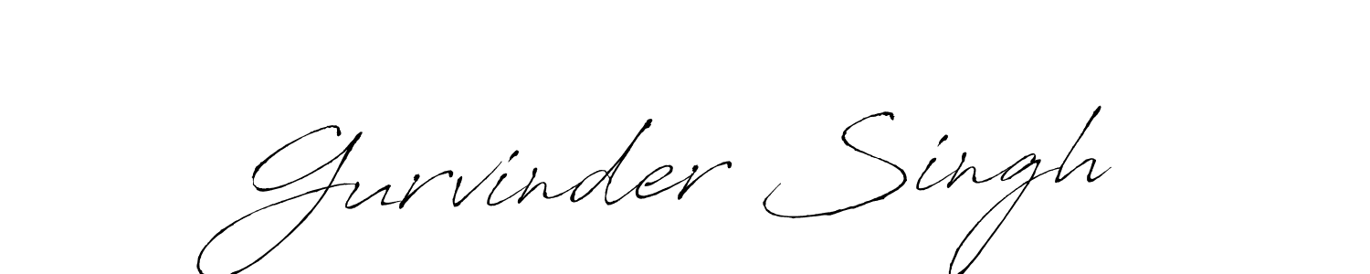 Also we have Gurvinder Singh name is the best signature style. Create professional handwritten signature collection using Antro_Vectra autograph style. Gurvinder Singh signature style 6 images and pictures png