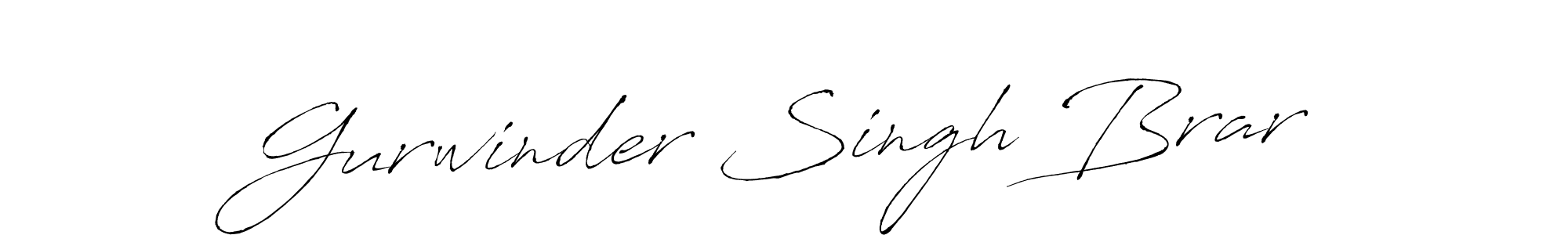 How to make Gurwinder Singh Brar signature? Antro_Vectra is a professional autograph style. Create handwritten signature for Gurwinder Singh Brar name. Gurwinder Singh Brar signature style 6 images and pictures png