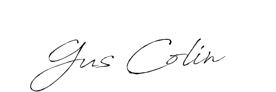 This is the best signature style for the Gus Colin name. Also you like these signature font (Antro_Vectra). Mix name signature. Gus Colin signature style 6 images and pictures png