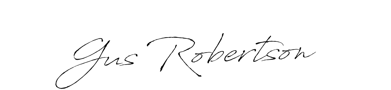 Gus Robertson stylish signature style. Best Handwritten Sign (Antro_Vectra) for my name. Handwritten Signature Collection Ideas for my name Gus Robertson. Gus Robertson signature style 6 images and pictures png