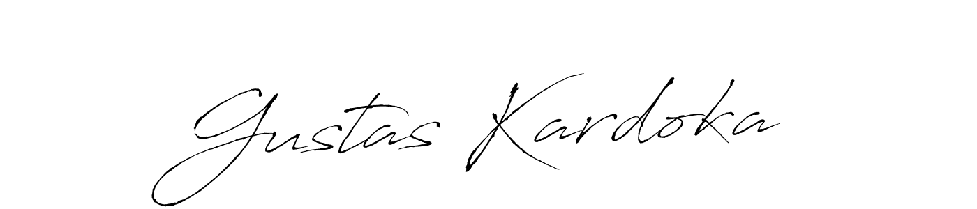 The best way (Antro_Vectra) to make a short signature is to pick only two or three words in your name. The name Gustas Kardoka include a total of six letters. For converting this name. Gustas Kardoka signature style 6 images and pictures png