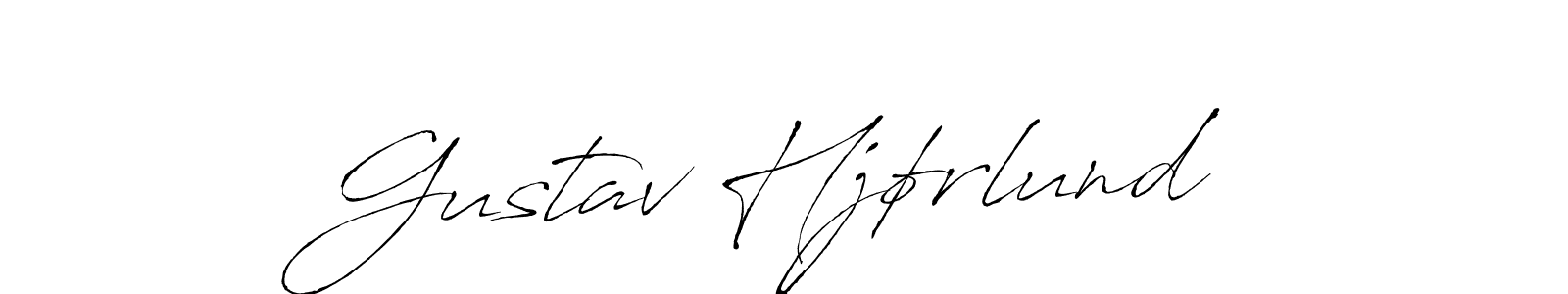 Make a short Gustav Hjørlund signature style. Manage your documents anywhere anytime using Antro_Vectra. Create and add eSignatures, submit forms, share and send files easily. Gustav Hjørlund signature style 6 images and pictures png