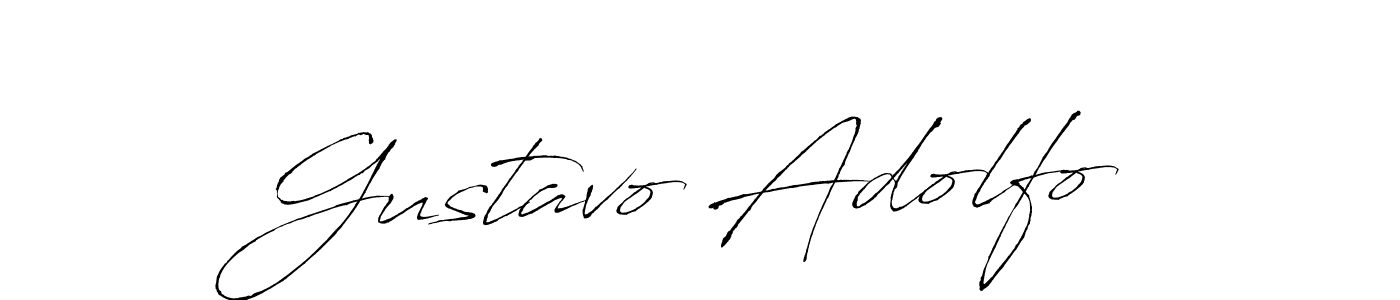 Once you've used our free online signature maker to create your best signature Antro_Vectra style, it's time to enjoy all of the benefits that Gustavo Adolfo name signing documents. Gustavo Adolfo signature style 6 images and pictures png