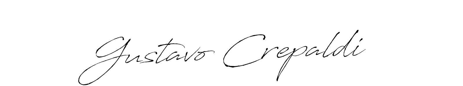 Antro_Vectra is a professional signature style that is perfect for those who want to add a touch of class to their signature. It is also a great choice for those who want to make their signature more unique. Get Gustavo Crepaldi name to fancy signature for free. Gustavo Crepaldi signature style 6 images and pictures png