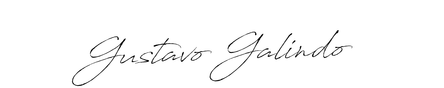 Gustavo Galindo stylish signature style. Best Handwritten Sign (Antro_Vectra) for my name. Handwritten Signature Collection Ideas for my name Gustavo Galindo. Gustavo Galindo signature style 6 images and pictures png