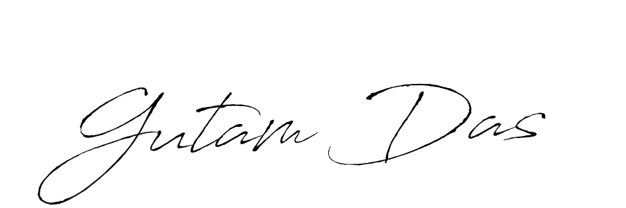 You should practise on your own different ways (Antro_Vectra) to write your name (Gutam Das) in signature. don't let someone else do it for you. Gutam Das signature style 6 images and pictures png