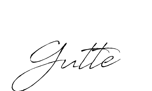 if you are searching for the best signature style for your name Gutte. so please give up your signature search. here we have designed multiple signature styles  using Antro_Vectra. Gutte signature style 6 images and pictures png