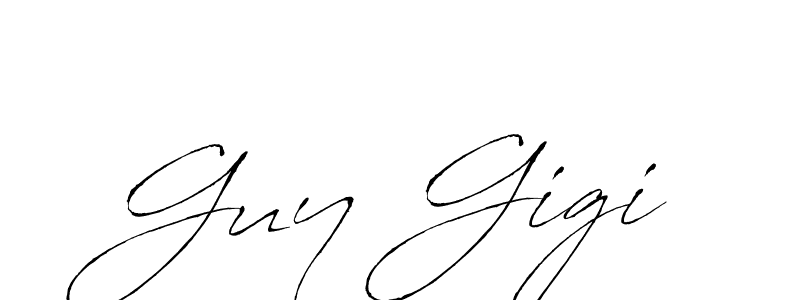 Make a beautiful signature design for name Guy Gigi. With this signature (Antro_Vectra) style, you can create a handwritten signature for free. Guy Gigi signature style 6 images and pictures png