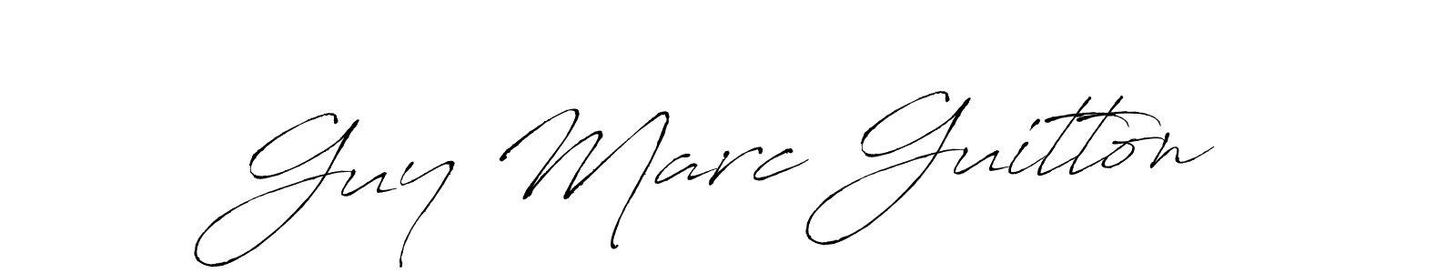 How to make Guy Marc Guitton signature? Antro_Vectra is a professional autograph style. Create handwritten signature for Guy Marc Guitton name. Guy Marc Guitton signature style 6 images and pictures png