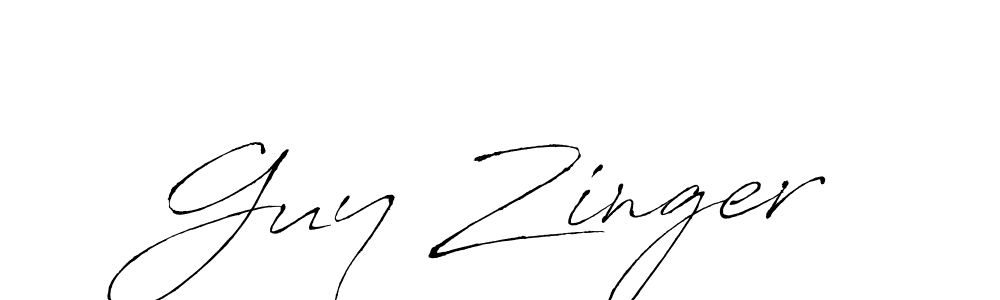 Design your own signature with our free online signature maker. With this signature software, you can create a handwritten (Antro_Vectra) signature for name Guy Zinger. Guy Zinger signature style 6 images and pictures png