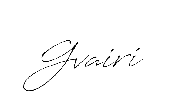if you are searching for the best signature style for your name Gvairi. so please give up your signature search. here we have designed multiple signature styles  using Antro_Vectra. Gvairi signature style 6 images and pictures png