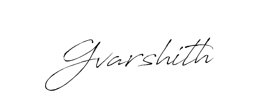 Similarly Antro_Vectra is the best handwritten signature design. Signature creator online .You can use it as an online autograph creator for name Gvarshith. Gvarshith signature style 6 images and pictures png