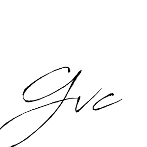 Design your own signature with our free online signature maker. With this signature software, you can create a handwritten (Antro_Vectra) signature for name Gvc. Gvc signature style 6 images and pictures png