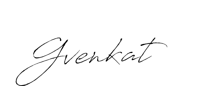 How to make Gvenkat name signature. Use Antro_Vectra style for creating short signs online. This is the latest handwritten sign. Gvenkat signature style 6 images and pictures png