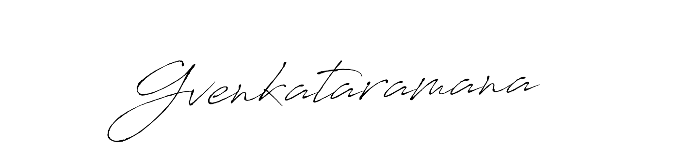 Use a signature maker to create a handwritten signature online. With this signature software, you can design (Antro_Vectra) your own signature for name Gvenkataramana. Gvenkataramana signature style 6 images and pictures png