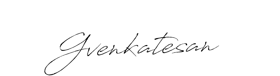 Antro_Vectra is a professional signature style that is perfect for those who want to add a touch of class to their signature. It is also a great choice for those who want to make their signature more unique. Get Gvenkatesan name to fancy signature for free. Gvenkatesan signature style 6 images and pictures png
