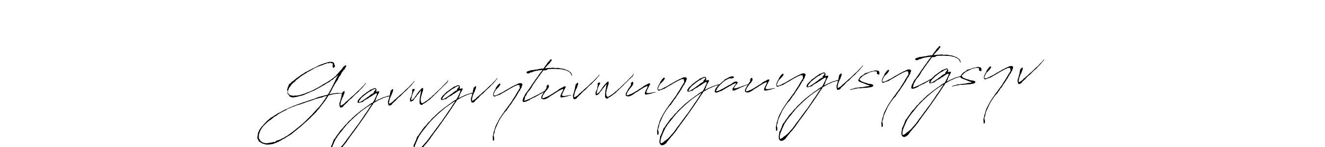 Make a beautiful signature design for name Gvgvwgvytuvwuygauygvsytgsyv. With this signature (Antro_Vectra) style, you can create a handwritten signature for free. Gvgvwgvytuvwuygauygvsytgsyv signature style 6 images and pictures png