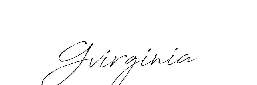 Also we have Gvirginia name is the best signature style. Create professional handwritten signature collection using Antro_Vectra autograph style. Gvirginia signature style 6 images and pictures png