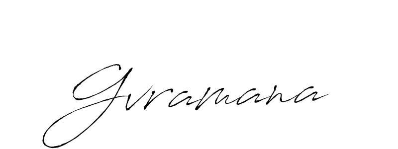 Once you've used our free online signature maker to create your best signature Antro_Vectra style, it's time to enjoy all of the benefits that Gvramana name signing documents. Gvramana signature style 6 images and pictures png