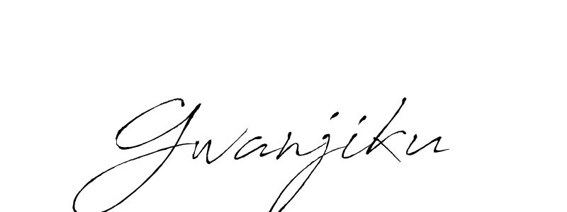 How to Draw Gwanjiku signature style? Antro_Vectra is a latest design signature styles for name Gwanjiku. Gwanjiku signature style 6 images and pictures png