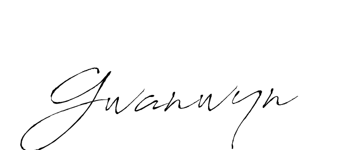 Make a beautiful signature design for name Gwanwyn. With this signature (Antro_Vectra) style, you can create a handwritten signature for free. Gwanwyn signature style 6 images and pictures png