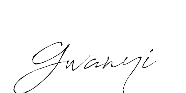 How to Draw Gwanyi signature style? Antro_Vectra is a latest design signature styles for name Gwanyi. Gwanyi signature style 6 images and pictures png
