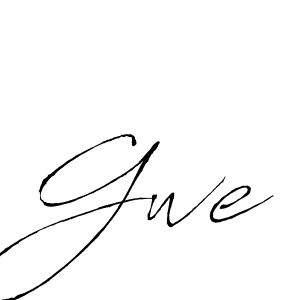 You should practise on your own different ways (Antro_Vectra) to write your name (Gwe) in signature. don't let someone else do it for you. Gwe signature style 6 images and pictures png