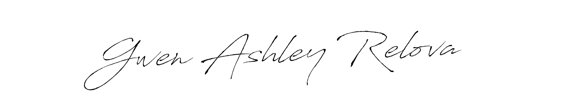 Design your own signature with our free online signature maker. With this signature software, you can create a handwritten (Antro_Vectra) signature for name Gwen Ashley Relova. Gwen Ashley Relova signature style 6 images and pictures png