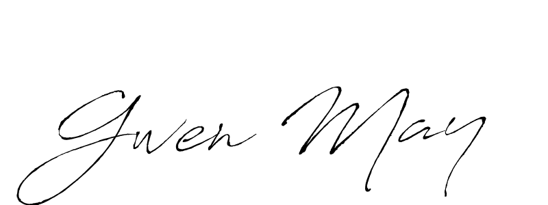 Make a beautiful signature design for name Gwen May. Use this online signature maker to create a handwritten signature for free. Gwen May signature style 6 images and pictures png