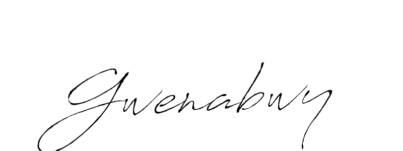 Create a beautiful signature design for name Gwenabwy. With this signature (Antro_Vectra) fonts, you can make a handwritten signature for free. Gwenabwy signature style 6 images and pictures png