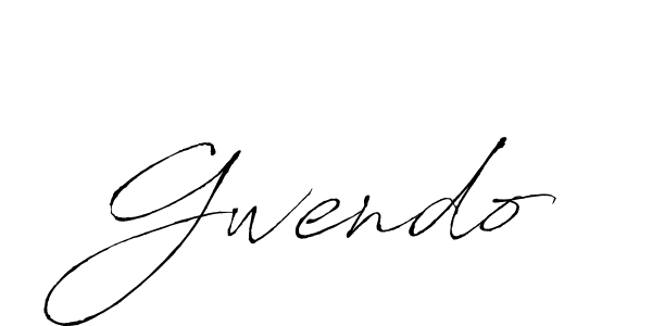 Make a beautiful signature design for name Gwendo. With this signature (Antro_Vectra) style, you can create a handwritten signature for free. Gwendo signature style 6 images and pictures png