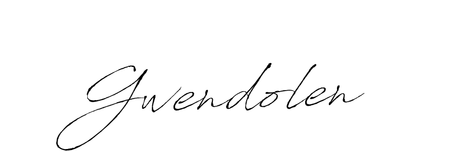 Gwendolen stylish signature style. Best Handwritten Sign (Antro_Vectra) for my name. Handwritten Signature Collection Ideas for my name Gwendolen. Gwendolen signature style 6 images and pictures png