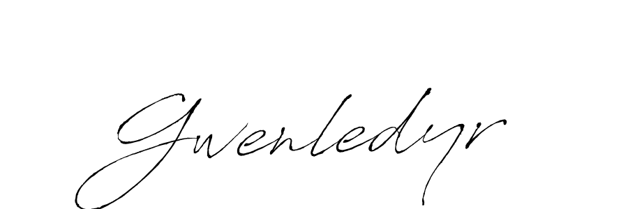 Create a beautiful signature design for name Gwenledyr. With this signature (Antro_Vectra) fonts, you can make a handwritten signature for free. Gwenledyr signature style 6 images and pictures png