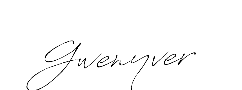 You should practise on your own different ways (Antro_Vectra) to write your name (Gwenyver) in signature. don't let someone else do it for you. Gwenyver signature style 6 images and pictures png