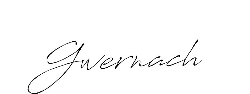 How to make Gwernach name signature. Use Antro_Vectra style for creating short signs online. This is the latest handwritten sign. Gwernach signature style 6 images and pictures png