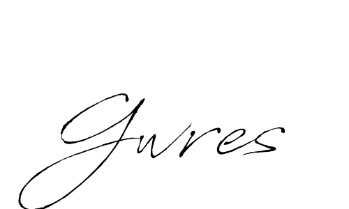 Antro_Vectra is a professional signature style that is perfect for those who want to add a touch of class to their signature. It is also a great choice for those who want to make their signature more unique. Get Gwres name to fancy signature for free. Gwres signature style 6 images and pictures png