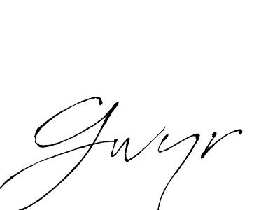 Antro_Vectra is a professional signature style that is perfect for those who want to add a touch of class to their signature. It is also a great choice for those who want to make their signature more unique. Get Gwyr name to fancy signature for free. Gwyr signature style 6 images and pictures png