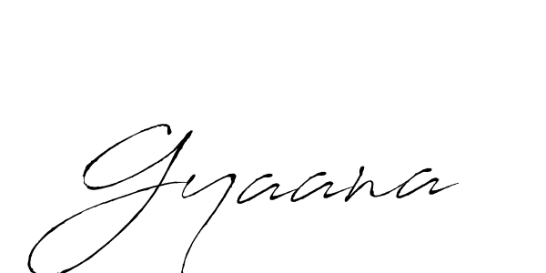 Design your own signature with our free online signature maker. With this signature software, you can create a handwritten (Antro_Vectra) signature for name Gyaana. Gyaana signature style 6 images and pictures png