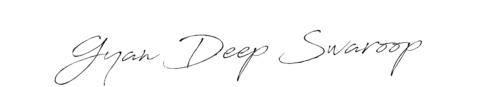 Also we have Gyan Deep Swaroop name is the best signature style. Create professional handwritten signature collection using Antro_Vectra autograph style. Gyan Deep Swaroop signature style 6 images and pictures png