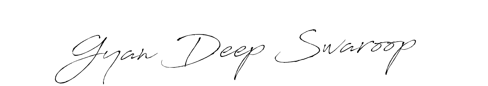 Also we have Gyan Deep Swaroop name is the best signature style. Create professional handwritten signature collection using Antro_Vectra autograph style. Gyan Deep Swaroop signature style 6 images and pictures png