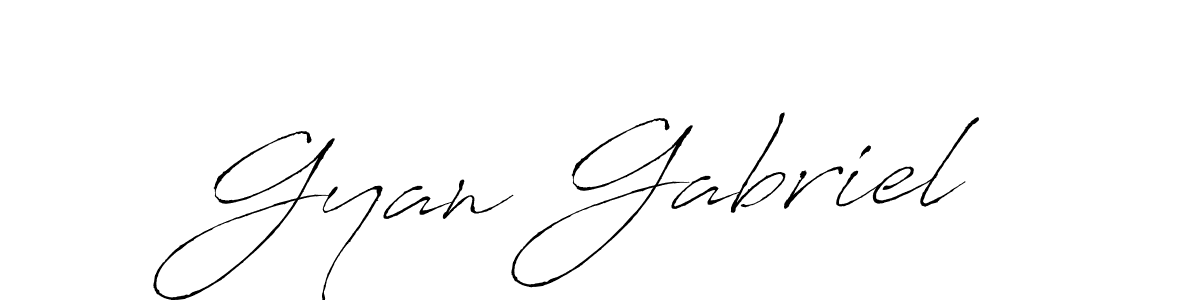 Antro_Vectra is a professional signature style that is perfect for those who want to add a touch of class to their signature. It is also a great choice for those who want to make their signature more unique. Get Gyan Gabriel name to fancy signature for free. Gyan Gabriel signature style 6 images and pictures png