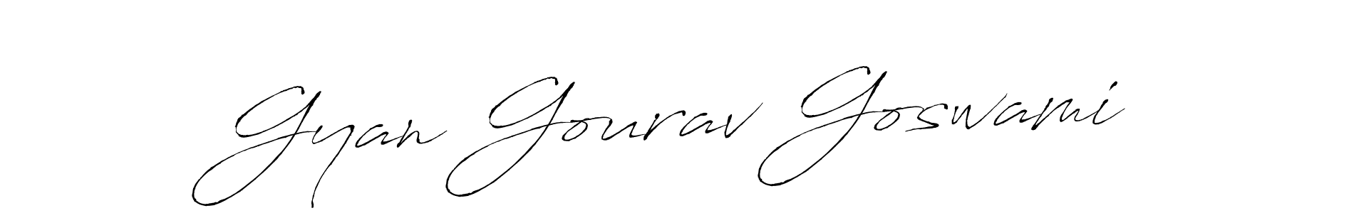Gyan Gourav Goswami stylish signature style. Best Handwritten Sign (Antro_Vectra) for my name. Handwritten Signature Collection Ideas for my name Gyan Gourav Goswami. Gyan Gourav Goswami signature style 6 images and pictures png