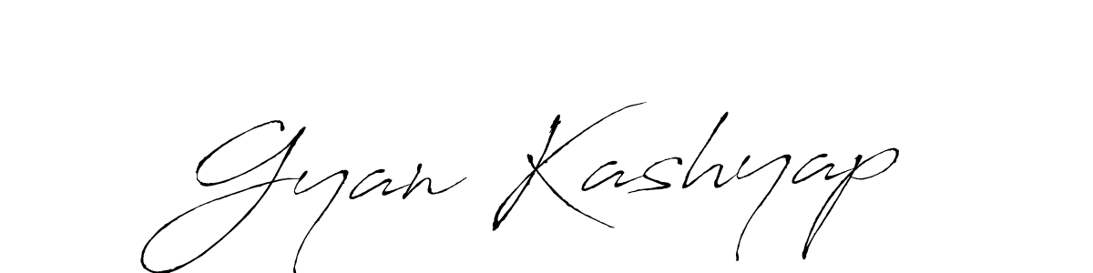 Use a signature maker to create a handwritten signature online. With this signature software, you can design (Antro_Vectra) your own signature for name Gyan Kashyap. Gyan Kashyap signature style 6 images and pictures png