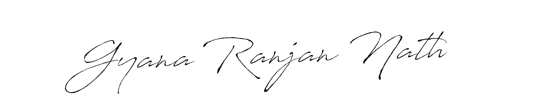 Gyana Ranjan Nath stylish signature style. Best Handwritten Sign (Antro_Vectra) for my name. Handwritten Signature Collection Ideas for my name Gyana Ranjan Nath. Gyana Ranjan Nath signature style 6 images and pictures png