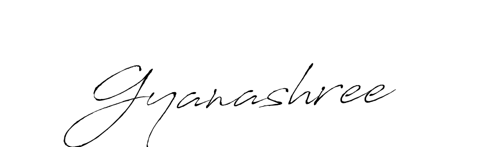 How to make Gyanashree name signature. Use Antro_Vectra style for creating short signs online. This is the latest handwritten sign. Gyanashree signature style 6 images and pictures png