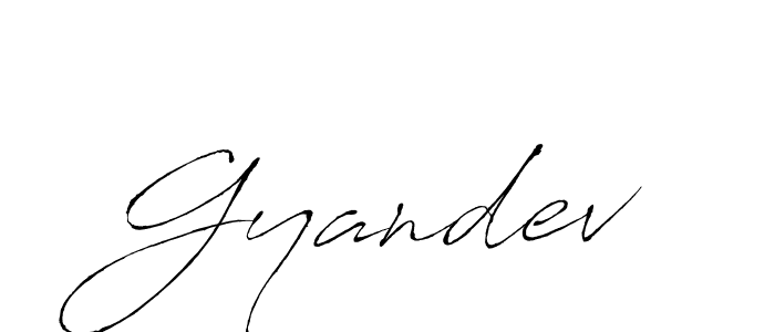 Use a signature maker to create a handwritten signature online. With this signature software, you can design (Antro_Vectra) your own signature for name Gyandev. Gyandev signature style 6 images and pictures png