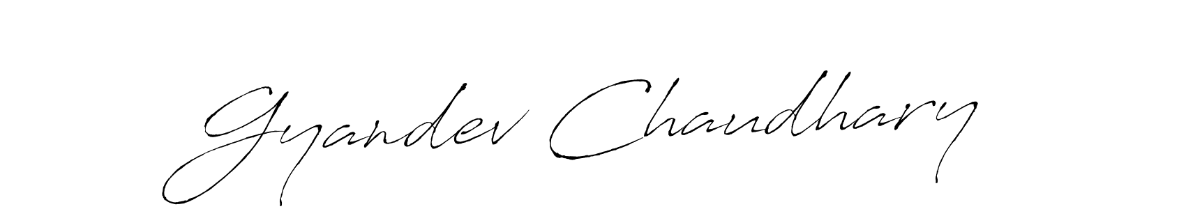 Design your own signature with our free online signature maker. With this signature software, you can create a handwritten (Antro_Vectra) signature for name Gyandev Chaudhary. Gyandev Chaudhary signature style 6 images and pictures png